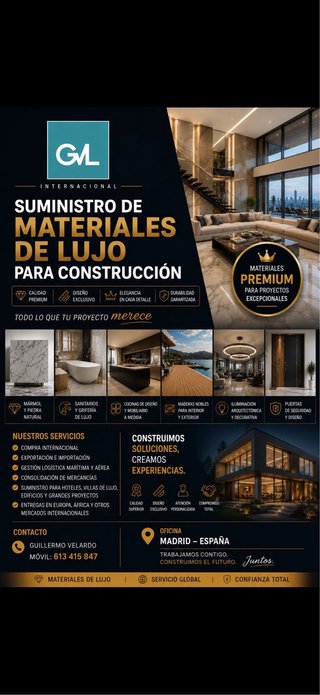 Materiales de Lujo para Construcción