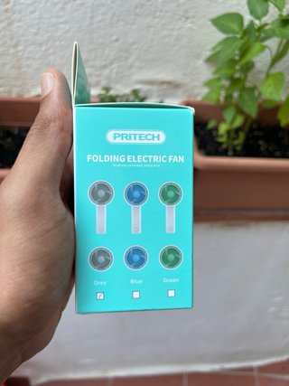 Ventilatore portatile USB ricaricabile pieghevole Mini