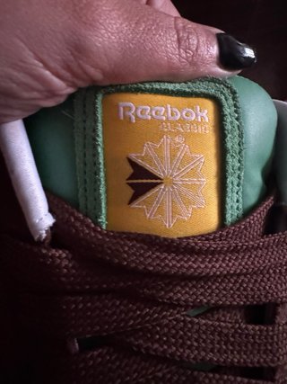 Reebok Tenis Deportivos Marrón y Verde