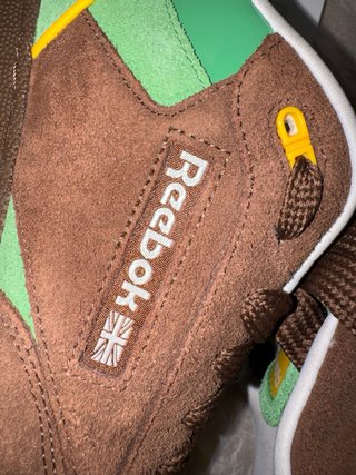 Reebok Tenis Deportivos Marrón y Verde