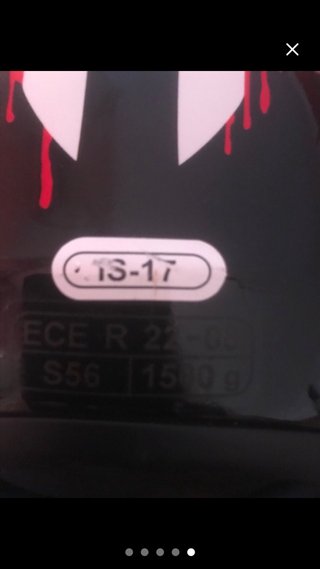Casco Moto HJC Lorenzo 99 Negro Rojo