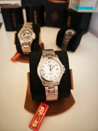 Reloj Duward Hombre Plata y Blanco Nuevo