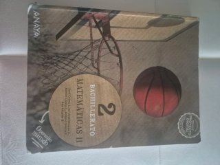 Libro matemáticas 2°bachillerato