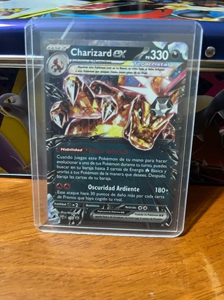 Carta Pokémon Charizard EX Teracristal