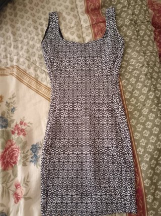 Vestido estampado geométrico