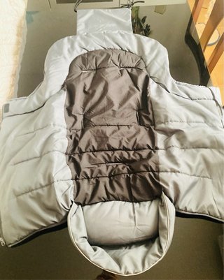 Saco Carrito Bebé Gris Forro Polar