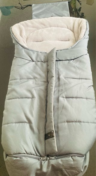 Saco Carrito Bebé Gris Forro Polar
