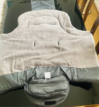 Saco Carrito Bebé Gris Forro Polar