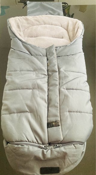 Saco Carrito Bebé Gris Forro Polar