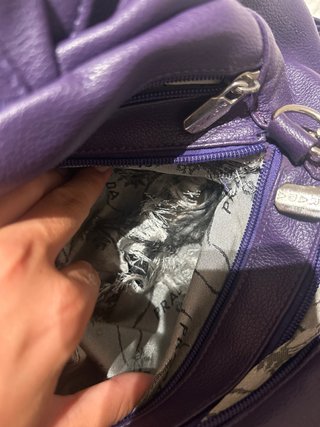 Bolso Prada Morado Lazo