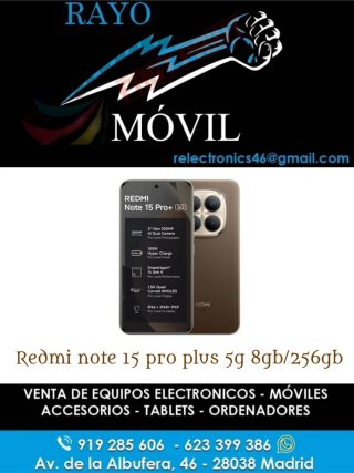 Redmi Note 15 Pro+ 5G 8gb/256GB Marrón