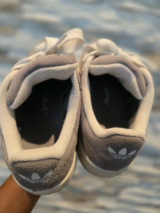Adidas Campus Scarpe Grigie Bianche