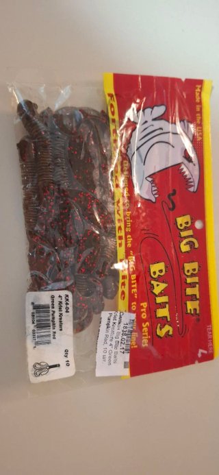 Lote 3 Paquetes Señuelos Big Bite Baits