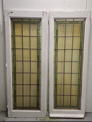 Vidrieras antiguas de ventana