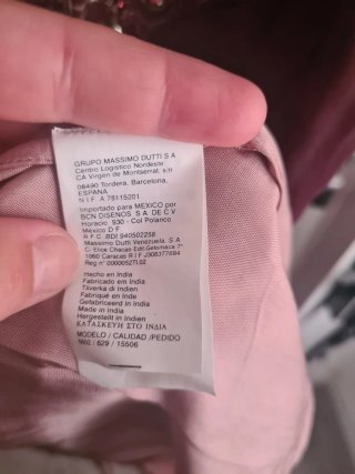 Vestido Massimo Dutti Seda Midi