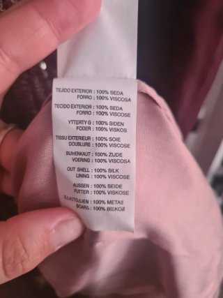 Vestido Massimo Dutti Seda Midi