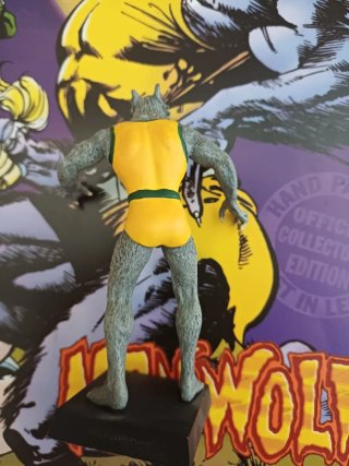 Figura Plomo Eaglemoss Hombre Lobo Marvel