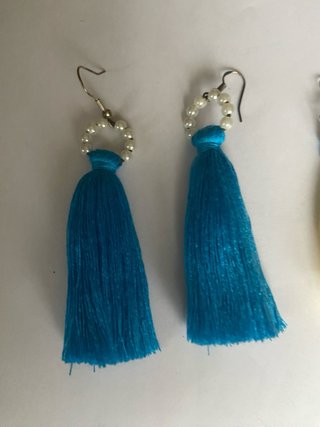 Lote 2 Pendientes Azul y Amarillo