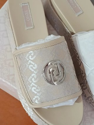 Ciabatte Liu Jo Donna Tg 40 Beige/Oro