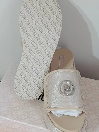 Ciabatte Liu Jo Donna Tg 40 Beige/Oro