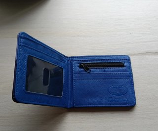 Cartera Infantil Batman Azul y Amarillo