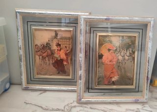 Tres cuadros decorativos