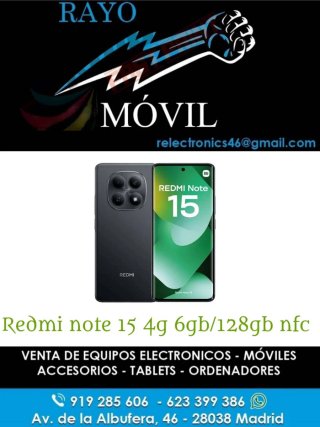 Redmi Note 15 4G 6gb/128GB NFC Nuevo