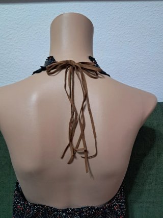 Blusa sin mangas con cuello halter