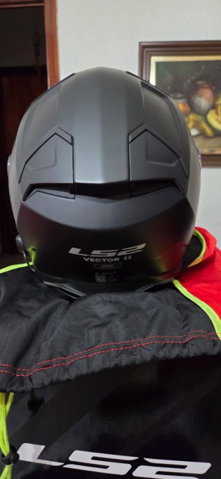 Casco LS2 FF811 Vector II Negro cardo 4x