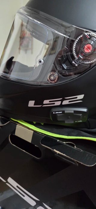 Casco LS2 FF811 Vector II Negro cardo 4x