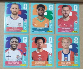 Lote 6 Cromos Panini Mundial 2026