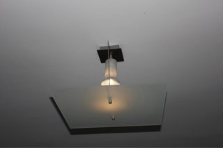 Lámpara de techo moderna cristal y metal
