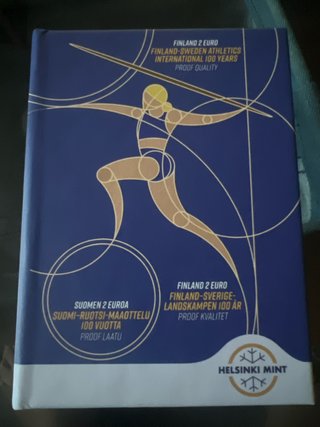 Finlandia 2 Euro 2025 Proof Atletismo