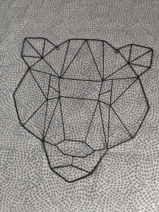 Decoración Pared Metal Geometrica