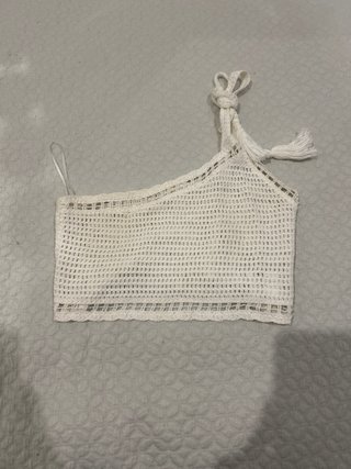 Top Crochet Blanco