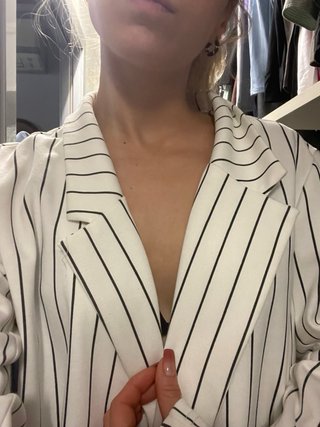 Giacca elegante a righe