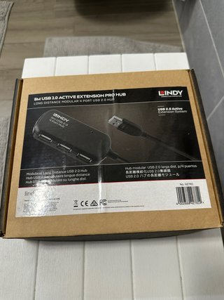 Prolunga 4 USB 2.0 attiva 8m lindy