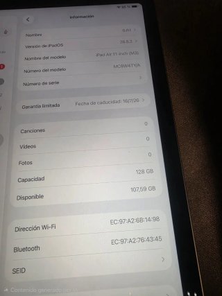 iPad Air 2025 Plata