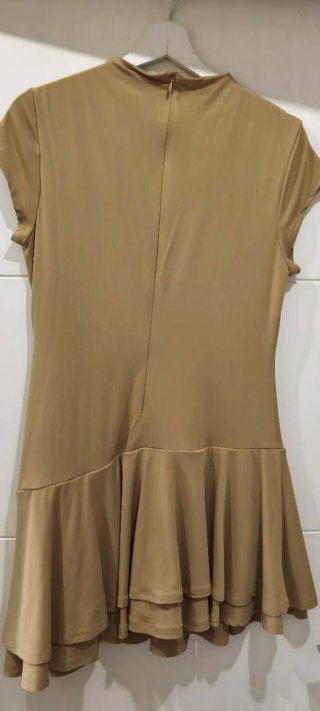 Vestido Zara Beige Mini