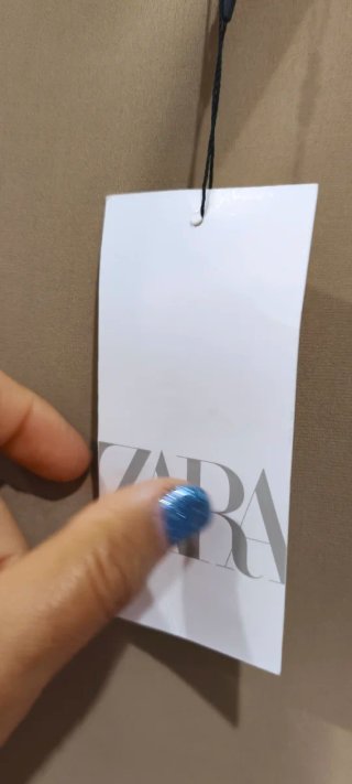 Vestido Zara Beige Mini