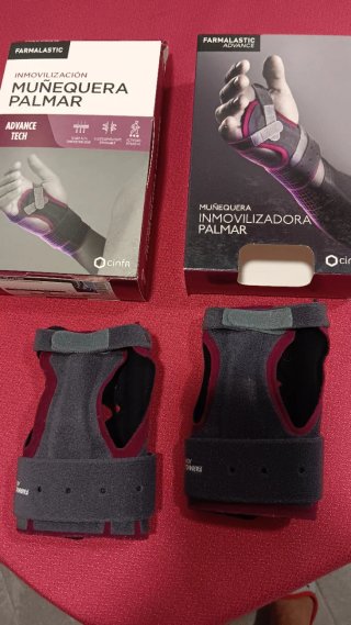 2 Muñequeras inmovilizadora palmar