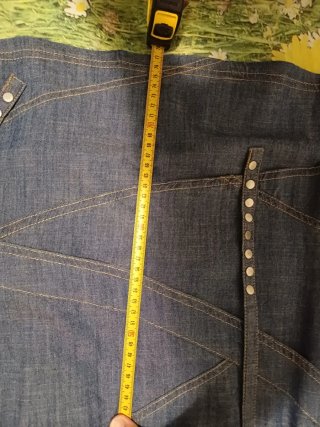 Abito in jeans senza spalline