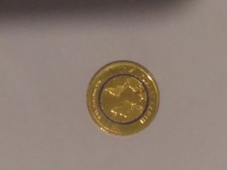 Moneda Conmemorativa Planeta Tierra 24k