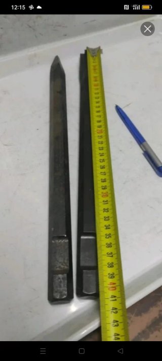 Puntero y cortafríos largos