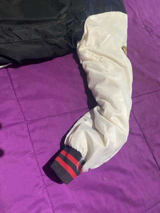 Chaqueta tipo blazer hombre negra y blanca