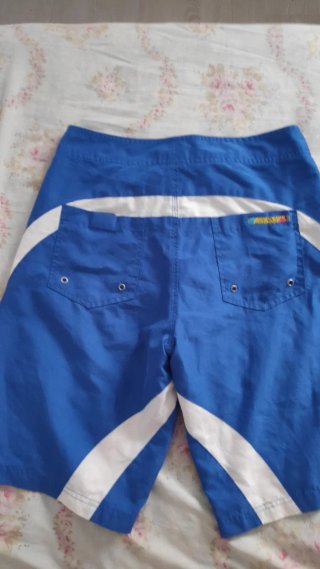 Bañador Maui & Sons Azul y Blanco