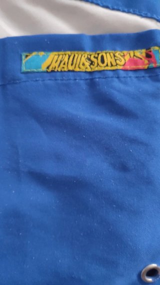 Bañador Maui & Sons Azul y Blanco
