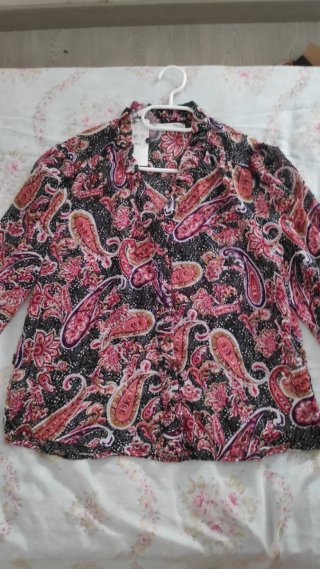 Blusa Sfera Estampada Multicolor Talla M