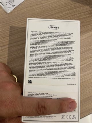 iPhone SE 128GB 2020 Negro/Plata