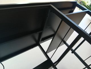 Escritorio Gaming - Oficina Negro LED/CA